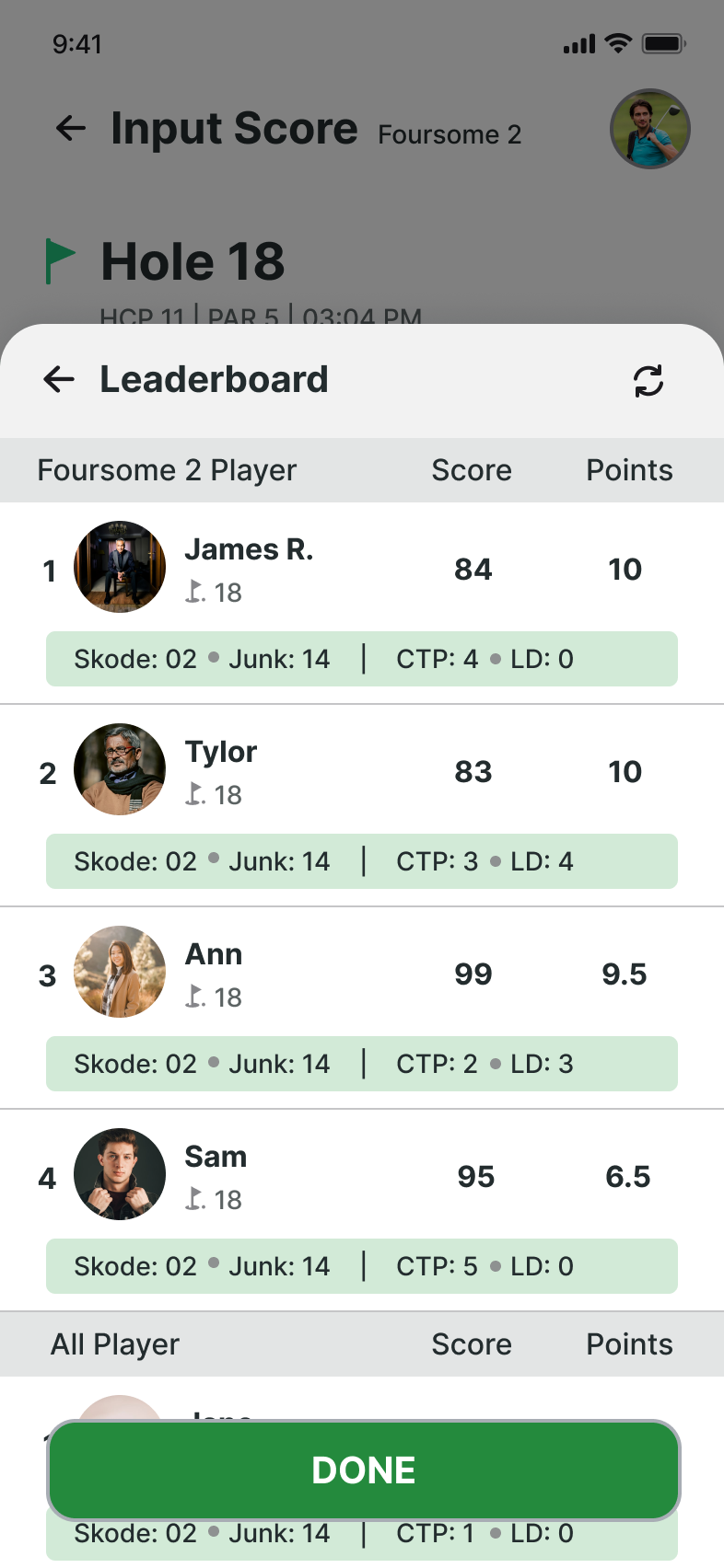 Game Creation Step 3: Live Leaderboard